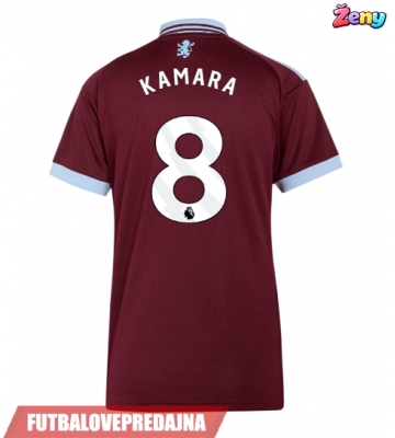 Lacne Ženy Futbalové dres Aston Villa Boubacar Kamara #8 2026-27 Krátky Rukáv - Domáci